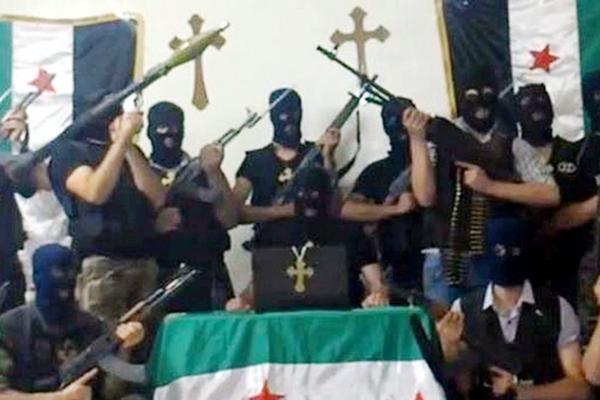 een christelijke FSA eenheid (bron: al-Ahram)